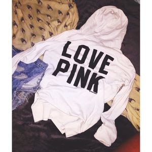 PINK hoodie (price is firm)
