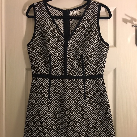 A-Line Black & White dress