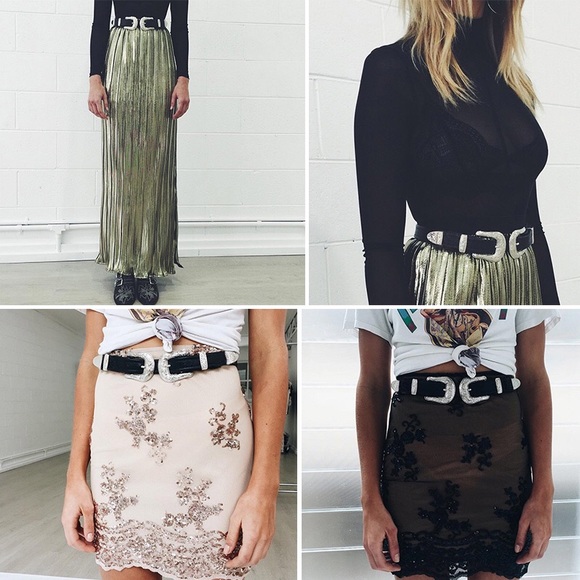 Vintage double buckle belt completely new - Picture 2 of 3