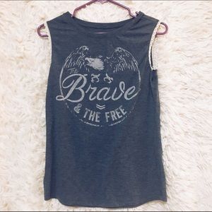 Target "Brave and The Free" Graphic Tank