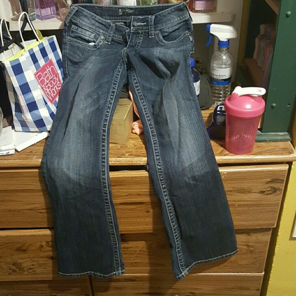 Silver jeans
