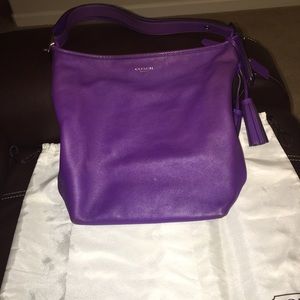 Beautiful Purple Coach Handbag!