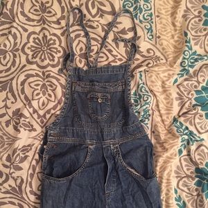 Denim overalls!