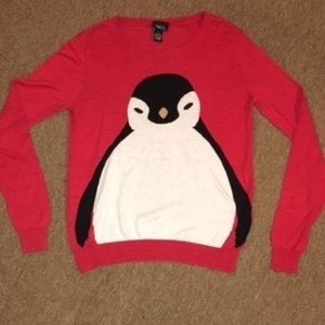 Red Penguin Rue21 Sweater