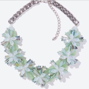 Zara Sea Green Statement Necklace