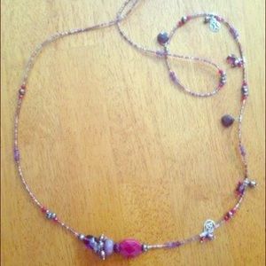 Silpada blush colored necklace