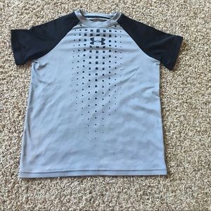 Under Armour boys moisture wicking shirt.
