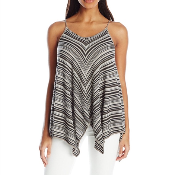 Striped sweater tank