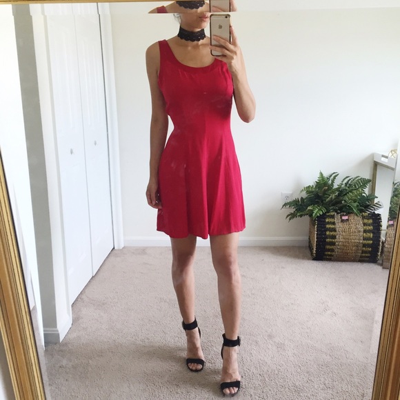Vintage 90s Red Tank Dress