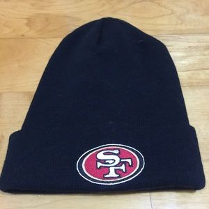 New SF 49ners wool beanie hat
