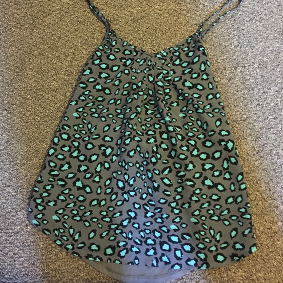 Animal print tank top