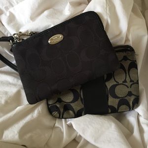 TWO Coach Wristlets Bundle