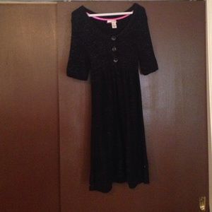 Back with sparkles sweater dress