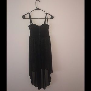 Black and gold sparkled dress