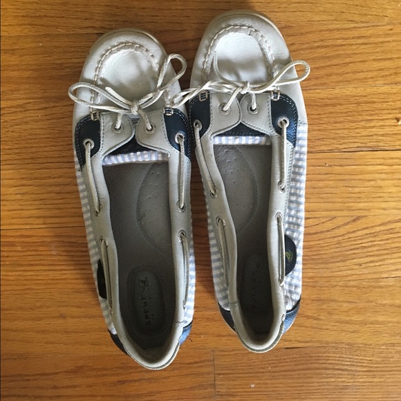 Blue "hard to find" Sperry's