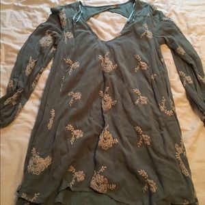 Free People Misty Green Dress
