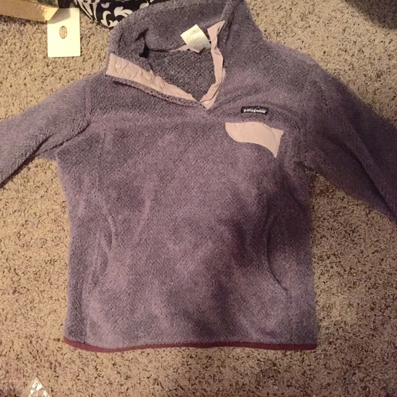 Patagonia purple pullover