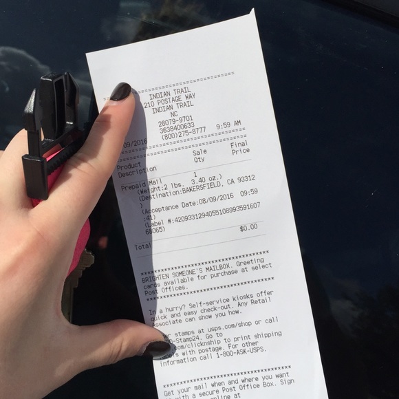 Receipt - Picture 1 of 1