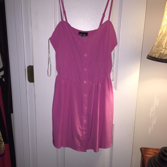 Pink Button Down Romper