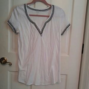 Black and white tunic