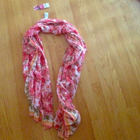 Floral light weight scarf (never worn)