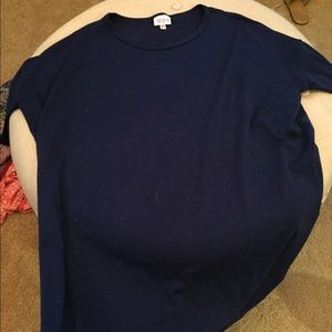 Navy LulaRoe Irma tunic