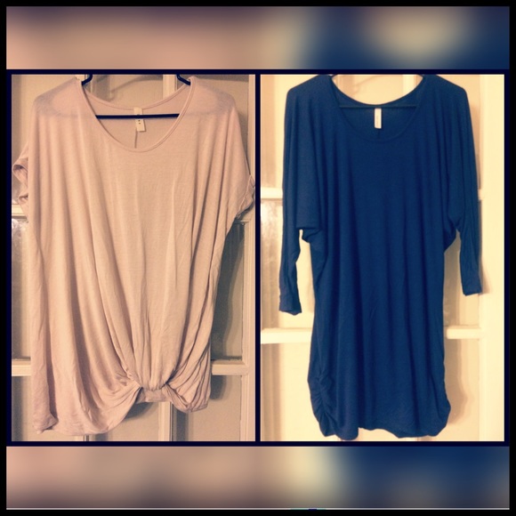 BOGO Plus Sized Tunics Like New!