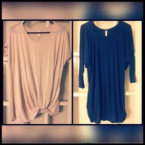 BOGO Plus Sized Tunics Like New!