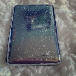 Silver Mirror Card Case