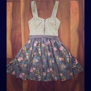 KIMCHI BLUE Summer Paint Splatter dress