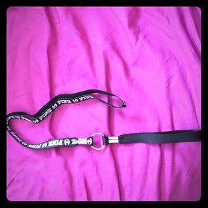 Pink - black/white keychain 10/10 condition