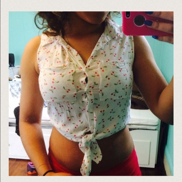 Cherry crop top