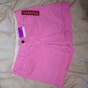 Pink Khaki Shorts