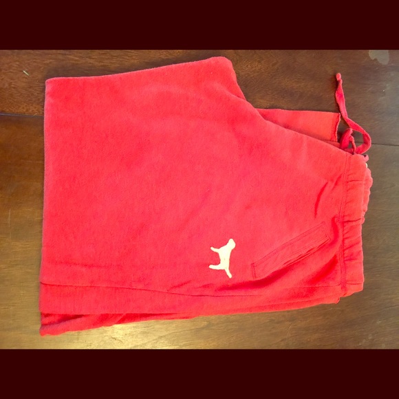 Pink Victoria Secret boyfriend lounge pants