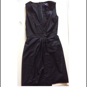 Jcrew vneck navy dress
