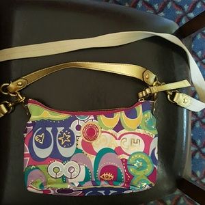 Coach Poppy shoulder Crossbody Handbag