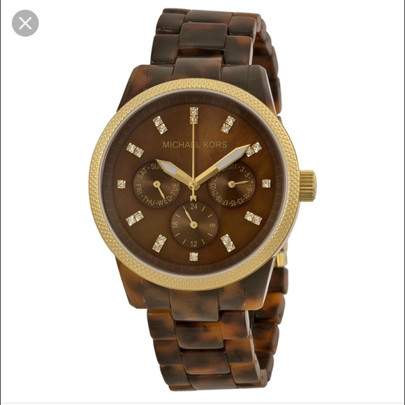 Michael Kors tortoise watch