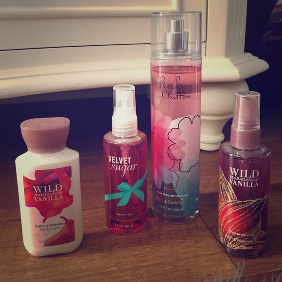 Bath and body works perfume and lotion