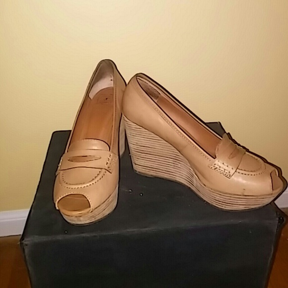 Luck brand wedged heels
