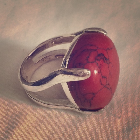CRAFTSMAN MADE STERLING SILVER RING - STONE UNKOWN