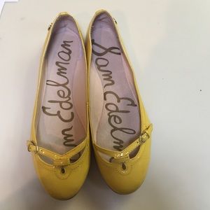 Sam Edelman Yellow 'Leena' Flats