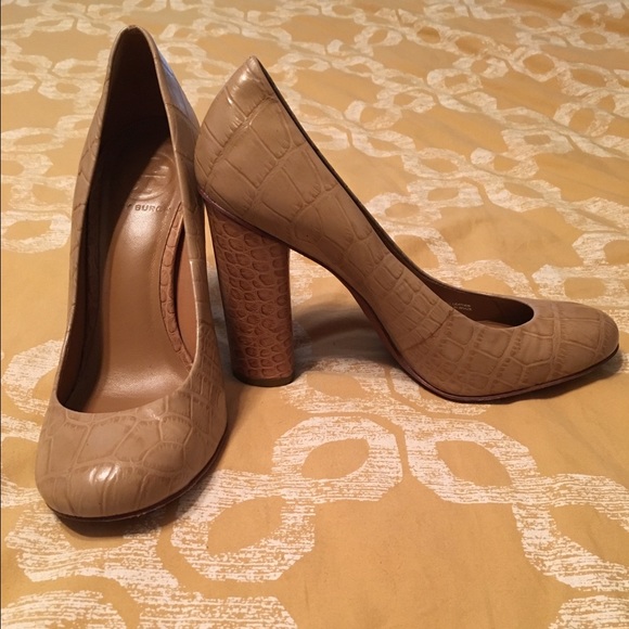 Tory Burch Reptile Print Heels