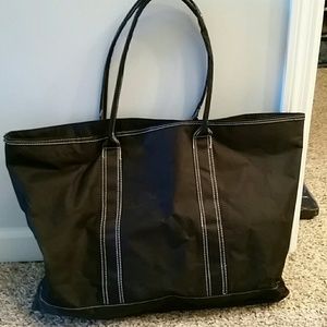 Black tote bag