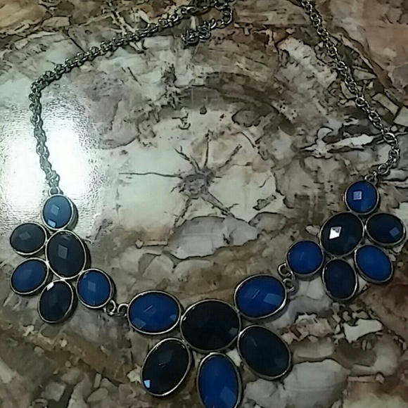 Blue Statement necklace