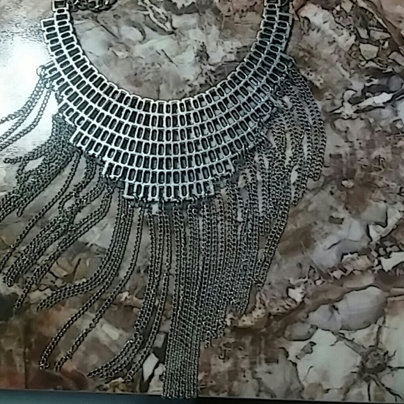 Silver chain necklace