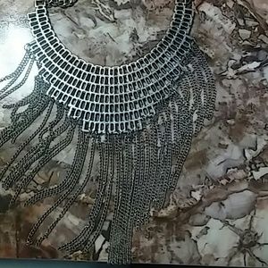 Silver chain necklace