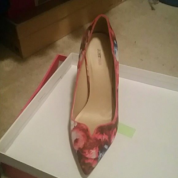 Beautiful floral heel