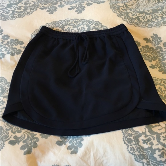 J Crew jersey skirt- navy blue - Picture 1 of 3