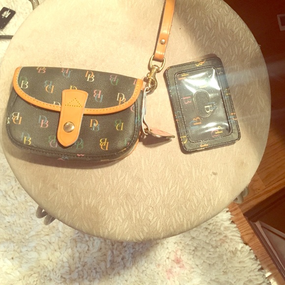 Dooney and Burke Wristlet and id holder
