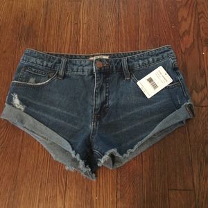 Free People Jean Shorts
